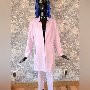Lilac Longline Blazer Suit